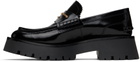 Alexander Wang Black Carter Mid-Heel Lug Loafers