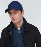 Brioni Silk, cashmere, and linen baseball cap