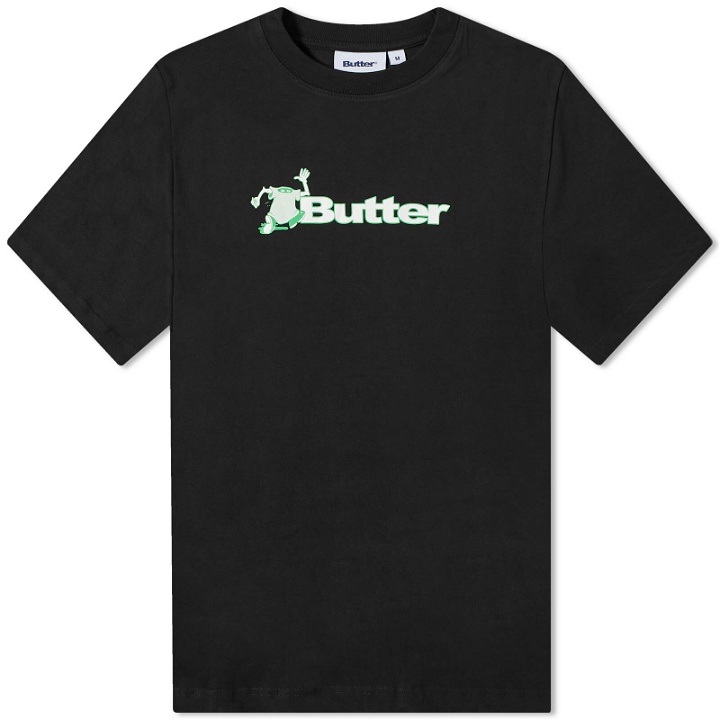 Photo: Butter Goods Men's T-Shirt Logo T-Shirt in Black