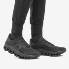 ON Men's Running Cloudmster Sneakers in All Black