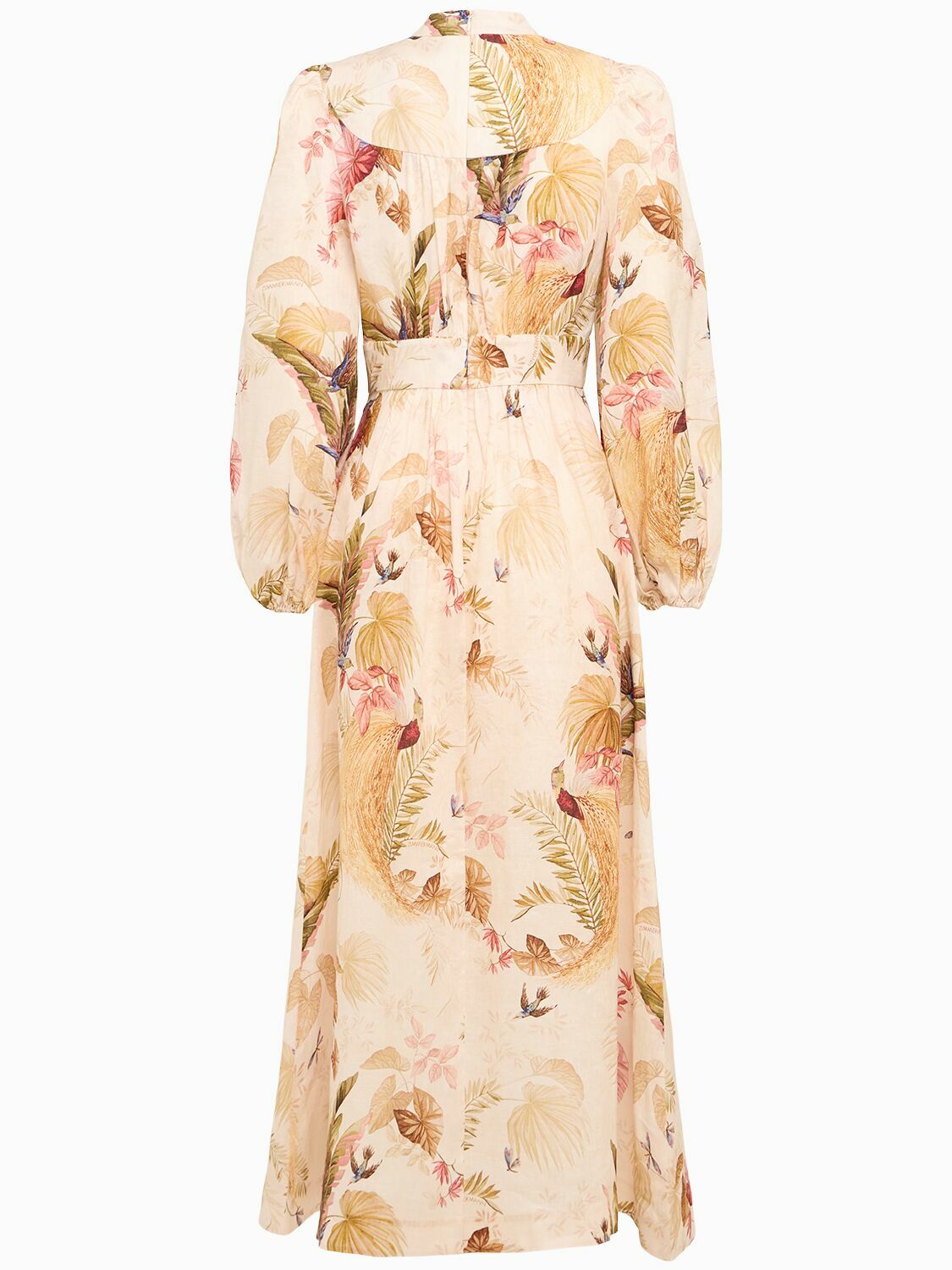 ワンピース ZIMMERMANN Ascension Plunge linen Midi Dress Zimmermann Ascension Plunge Linen Midi Dress – Ellie Belle