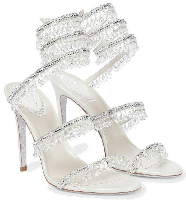 Photo: Rene Caovilla Chandelier embellished leather sandals