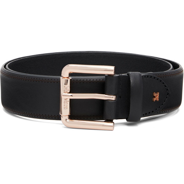 Photo: Max Mara Black Leather Belt