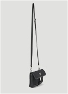 Re-Nylon Phone Crossbody Bag in Black
