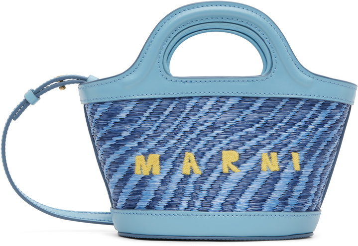 Photo: Marni Blue Wavy Tropicalia Micro Tote