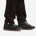 Lanvin Men's Curb Sneakers in Black