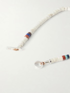 Mikia - Sterling Silver Magnesite Beaded Bracelet - White