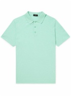 Theory - Bron Slub Cotton-Jersey Polo Shirt - Green