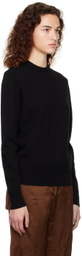 ZEGNA Black Crewneck Sweater