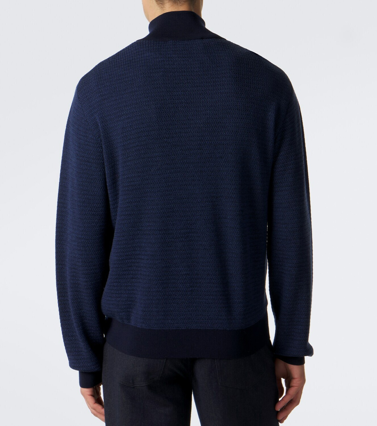 Frescobol Carioca Heitor wool half-zip sweater