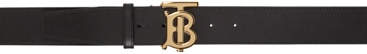 Photo: Burberry Black Calfskin TB Belt