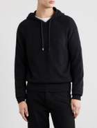 TOM FORD - Logo-Embroidered Cashmere Hoodie - Black