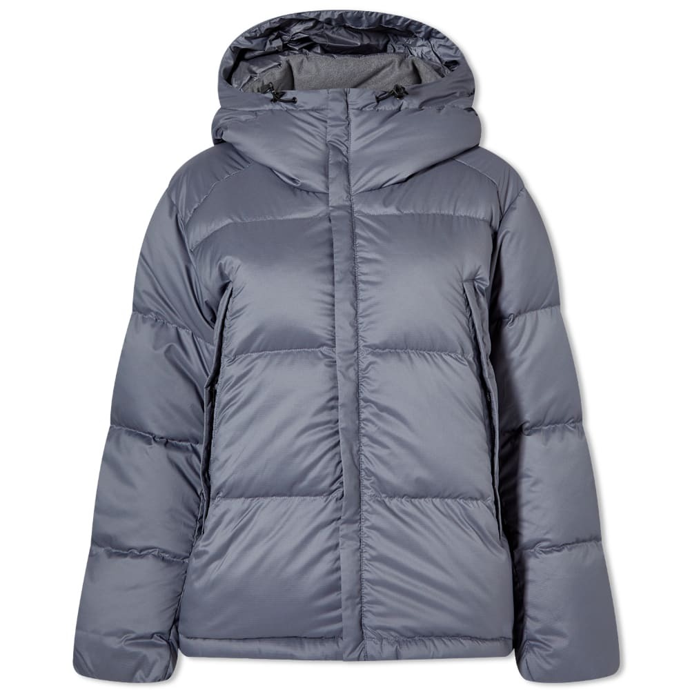 Snow Peak Women's Recycled Light Down Jacket in Grey Snow Peak