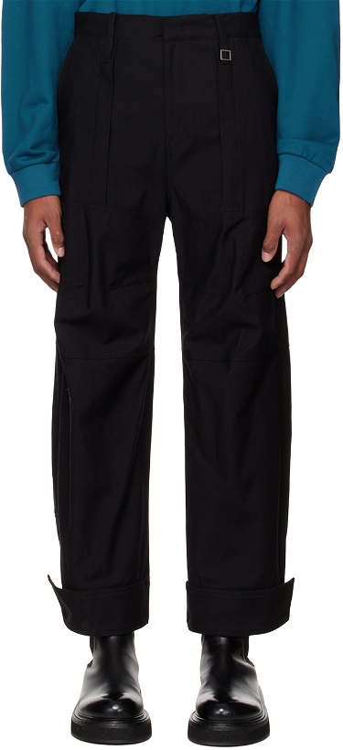 Photo: Wooyoungmi Black Wide Trousers