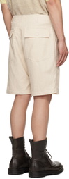 Engineered Garments Off-White Fatigue Shorts