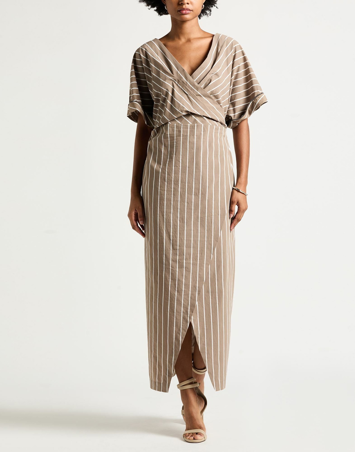 Brunello Cucinelli Womens Maxi dress Taupe