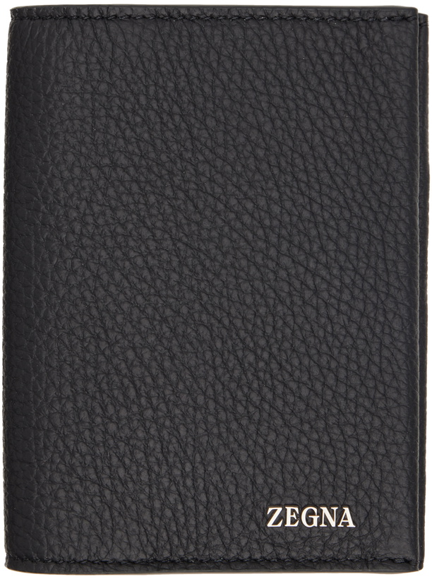 Photo: ZEGNA Black Deerskin Passport Holder