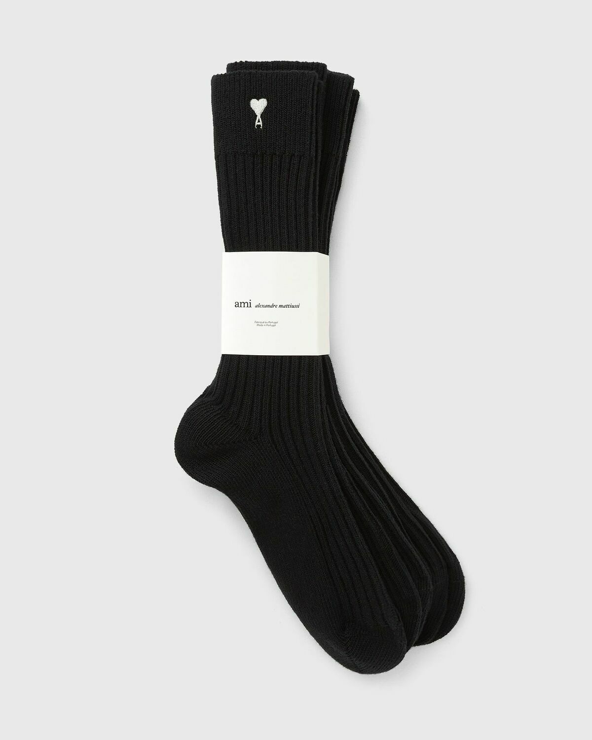 THREE PACK BLACK AMI DE COEUR SOCK