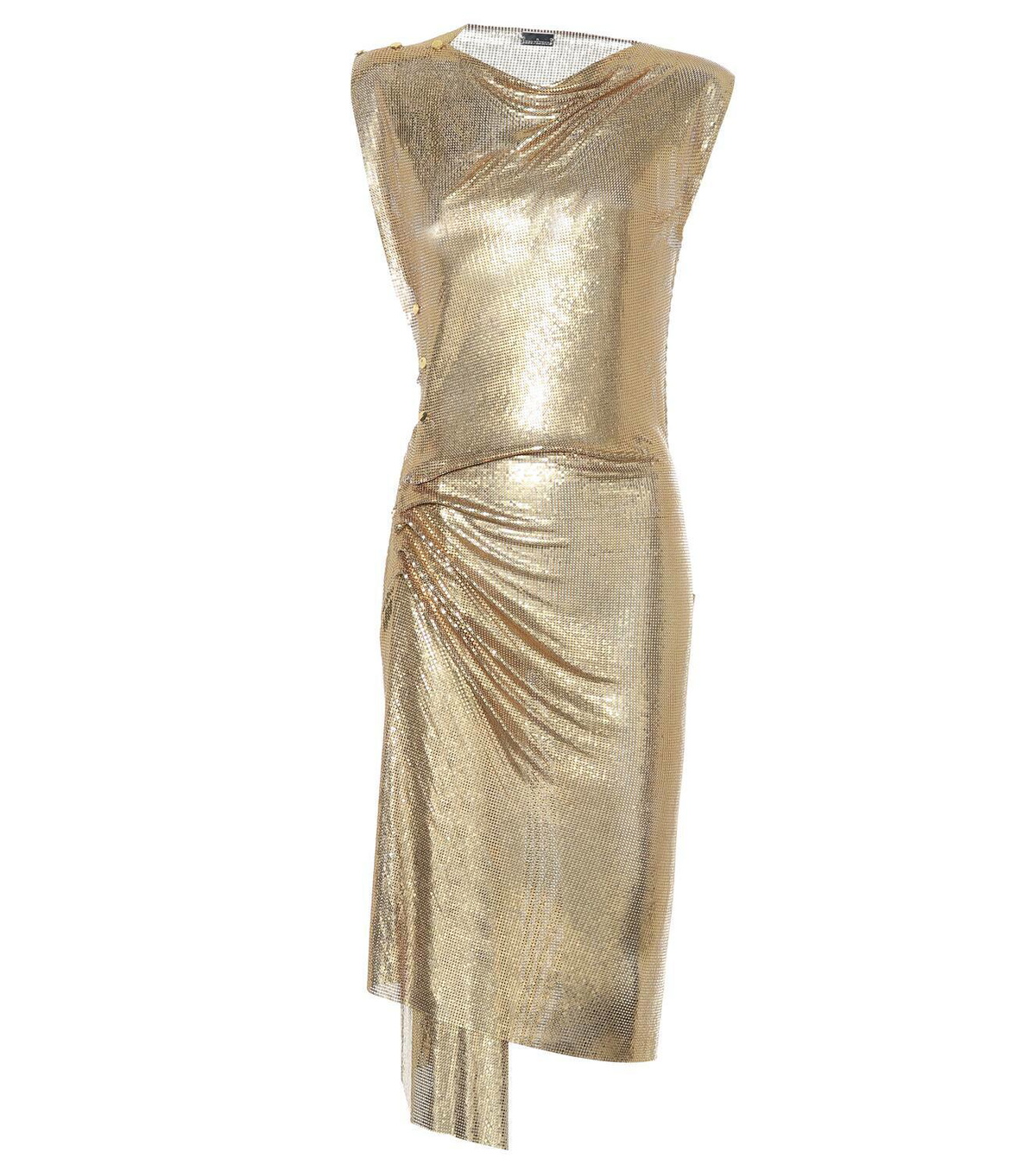 Rabanne Draped mesh dress Paco Rabanne