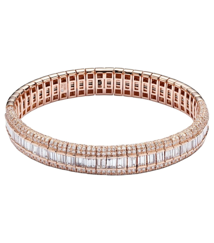Photo: Shay Jewelry Scales 18kt rose gold bracelet with diamonds