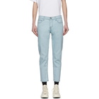 Enfants Riches Deprimes Blue Embroidered Jeans