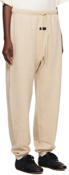 Fear of God ESSENTIALS Beige Drawstring Lounge Pants