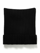 Acne Studios - Koton Logo-Appliquéd Ribbed Cotton-Blend Beanie