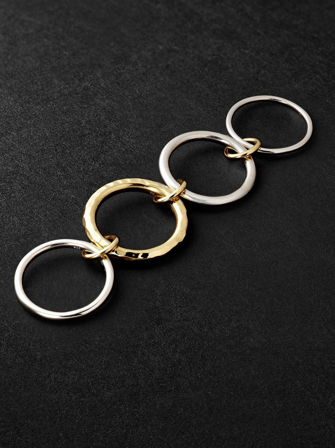 Spinelli Kilcollin - Janssen SG Vulcan Sterling Silver and 18-Karat Gold Ring - Gold