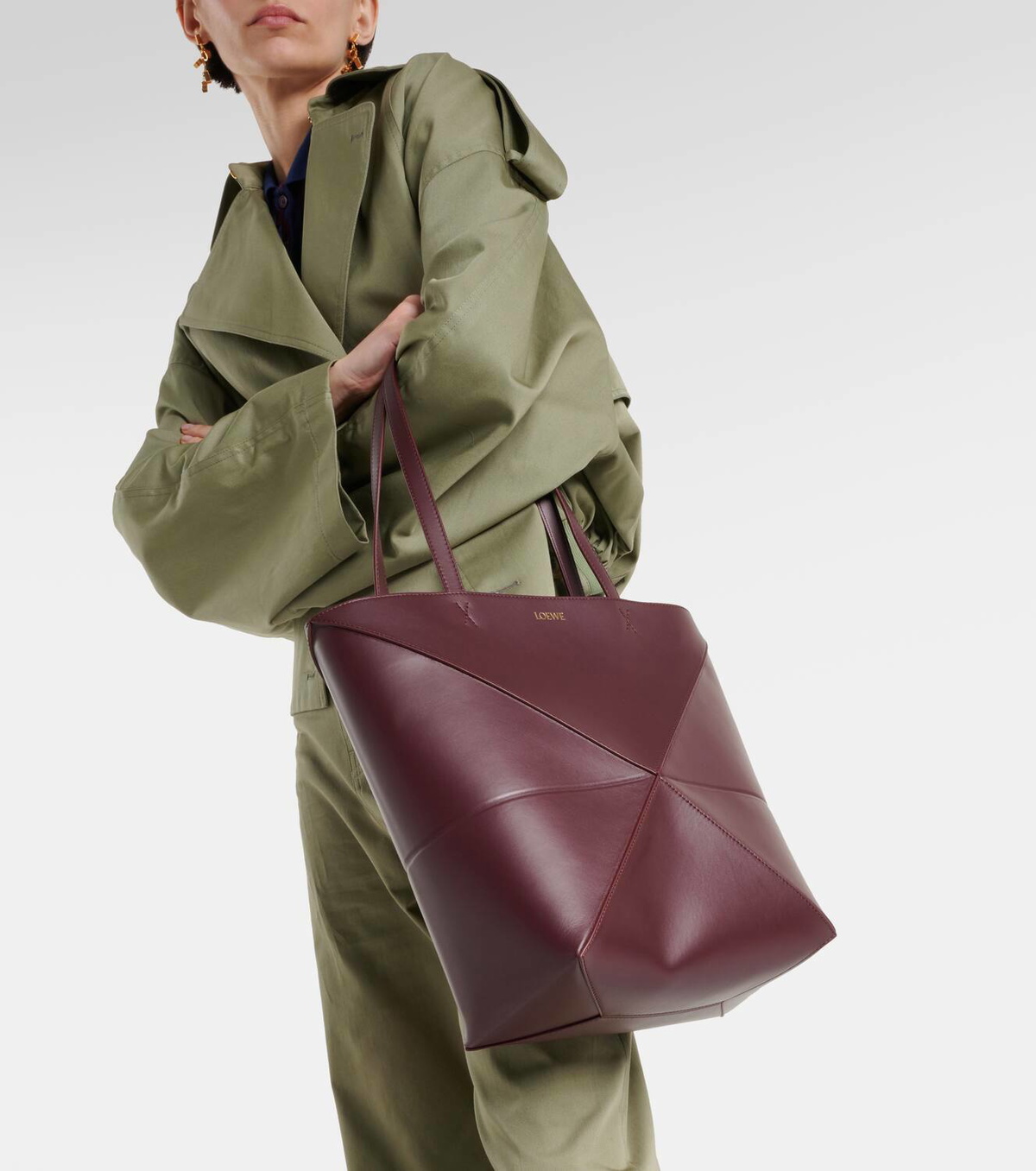 トートバッグ Loewe BAG LOEWE Large Fold Puzzle Tote Bag | Harrods US