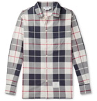 Thom Browne - Checked Cotton-Poplin Shirt - Men - Gray