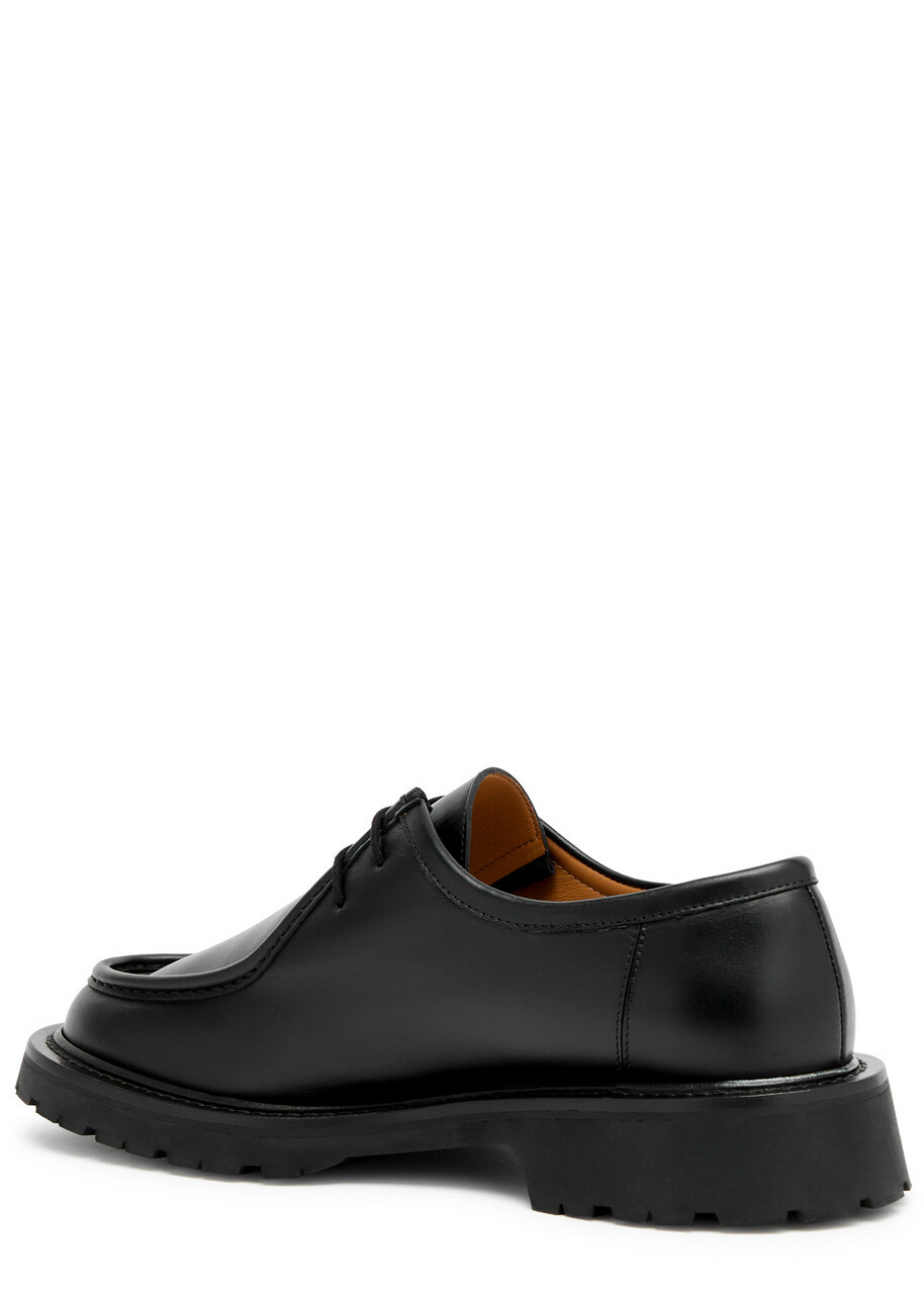 Legres Leather Derby Shoes Black
