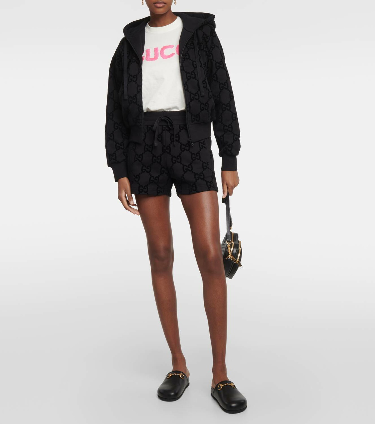 Gucci Logo embroidered cotton T-shirt