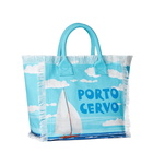 MC2 Saint Barth Vanity Canvas Shoulder Bag With Porto Cervo Print