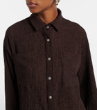 Jade Swim Mika seersucker shirt