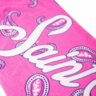 MC2 Saint Barth Soft Terry Beach Towel With Pink Paisley Print