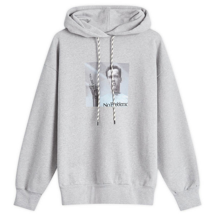 Photo: No Problemo Men's I'll Be Back Hoodie in Grey Marl