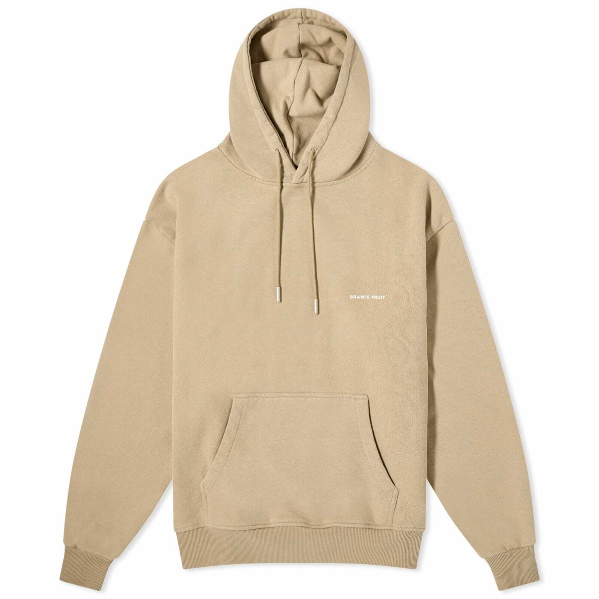 Bram's Fruit Men's Logo Hoodie in Khaki Bram's Fruit