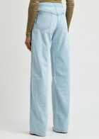 Christopher Esber Deconstruct Straight-leg Jeans Light Blue