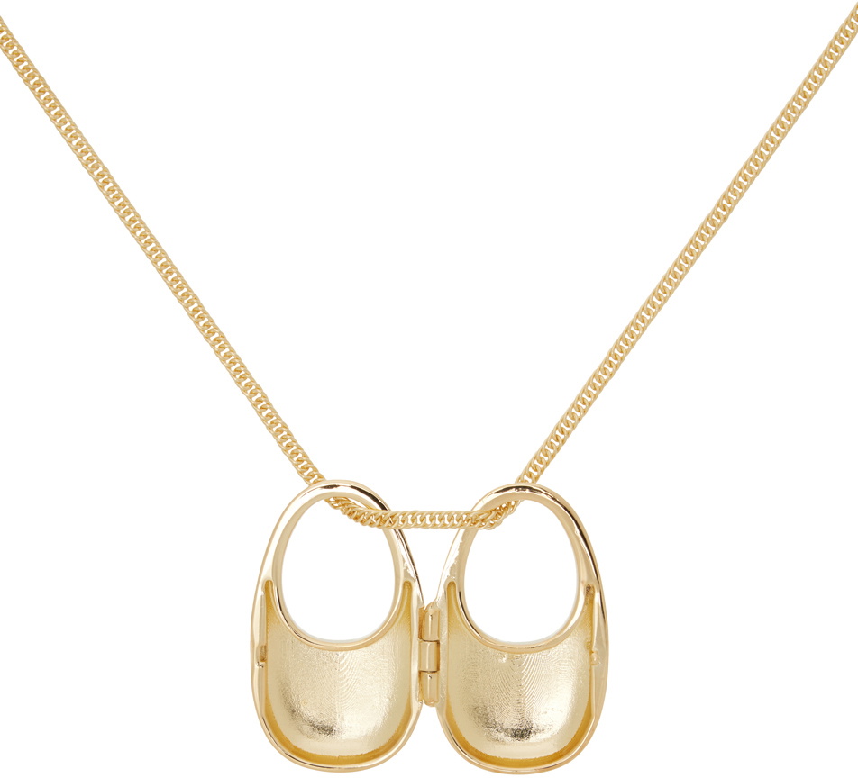 Coperni Gold Locket Necklace