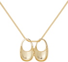 Coperni Gold Locket Necklace