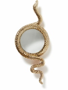 L'Objet - Snake Gold-Plated Magnifying Glass