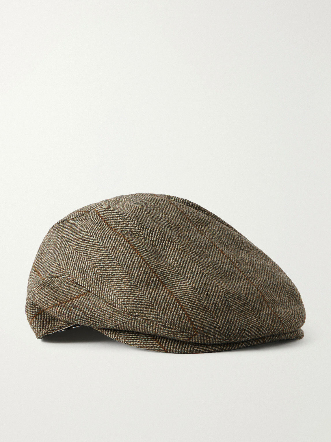Purdey - Litton Herringbone Wool-Blend Hat - Green