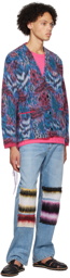 Doublet Red Animal Cardigan