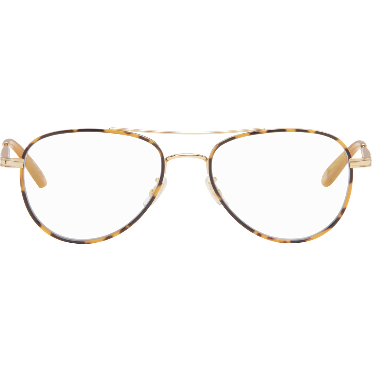 Garrett Leight Gold Linnie Glasses
