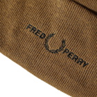 Fred Perry Men's Beanie in Shaded Stone