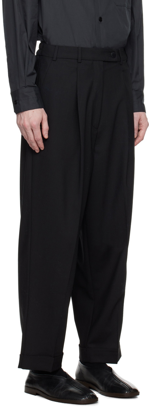 Cordera Black Masculine Trousers