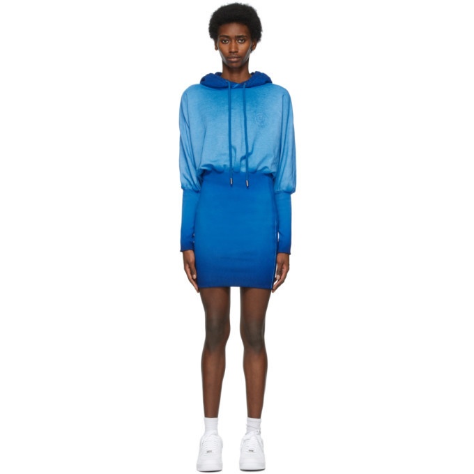 Photo: Opening Ceremony Blue Rose Crest Hoodie Dress