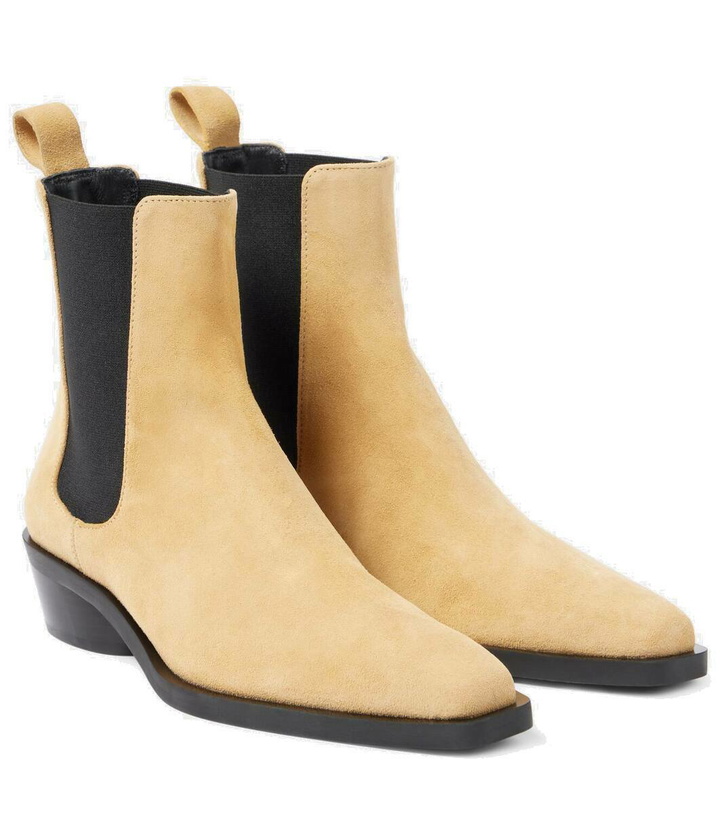 Photo: Proenza Schouler Bronco suede Chelsea boots