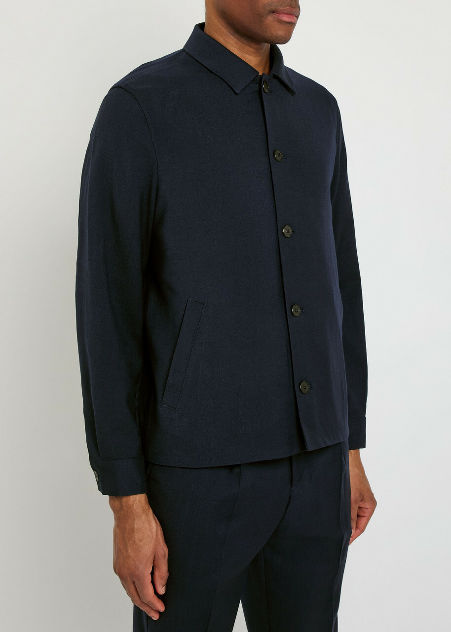Sunspel Wool Jacket Navy