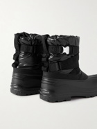 Moncler - Summus Webbing-Trimmed Nylon and Rubber Snow Boots - Black